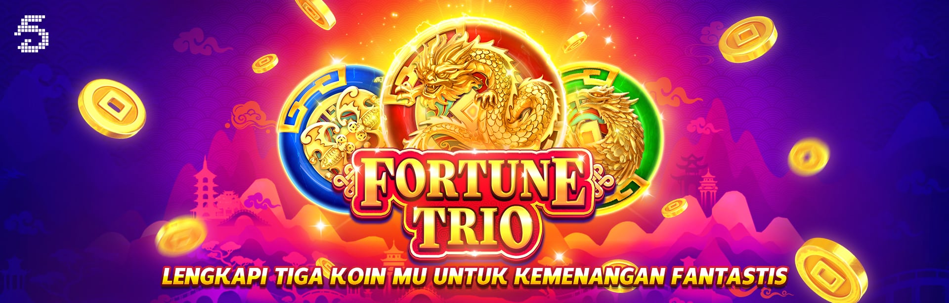 5GG - FORTUNE TRIO GAME PROMO BANNER